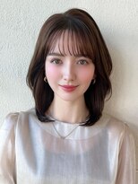 アフロート エル 大阪(AFLOAT L) 【30代40代】顔周りレイヤー/グレーブラウン/ショコラブラウン