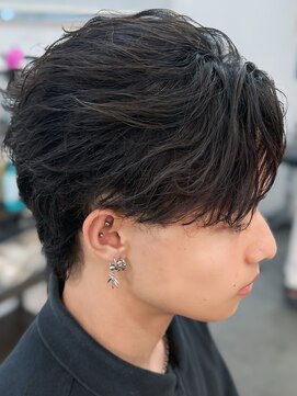 バース バイ ハピネス(BIRTH by happiness) 奈良men's癖毛がするフェザーパーマフェザーショート