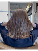 ボタニカル(BOTANICAL) くびれミディと束感で魅せるさりげないブラウン裾カラー