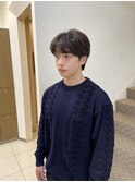 韓国風シースルーバング/ナチュラルマッシュ