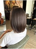 ノンブリーチで透明感×大人ミディアム