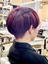 ラシクベル(Lashiku Belle)&nbsp;ワインレッドマッシュショート　11/7