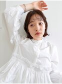 レイヤーカット/前髪/小顔ヘア/レイヤーボブ/外はねボブ