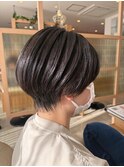 20代30代大人可愛い小顔丸みショート