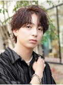 スパイラルパーマウルフツーブロックツイスパシャドウパーマ