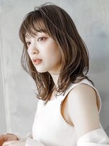 ギークス(GEEKS)&nbsp;【GEEKS渋谷】ウルフ/グレージュ/ハッシュカット/顔周りレイヤー