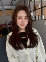 エトワ 中央店(etoi)&nbsp;大分韓国かき上げレイヤーカット大人レイヤー顔まわりレイヤー