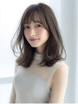 ダル 渋谷/表参道(DAL.)&nbsp;顔周りカットハッシュカットダークブラウンワンホンレイヤー韓国