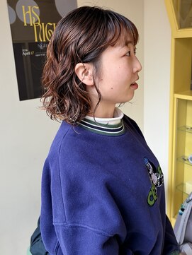 ヒントステーション(HINTSTATION) 〈浅草 半個室〉ボブパーマ