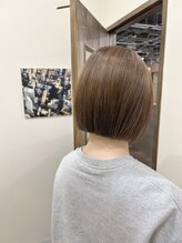 ブリーチなし透明感カラー
