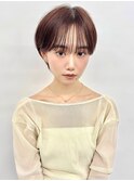 耳掛けショート マッシュショート 丸みショート 福岡ショート