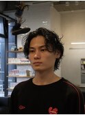 MEN’S/ニュアンスパーマ/ニュアンスウルフ/表参道駅