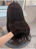 ブリーチなしラベンダーブラウン