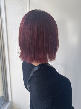 エンベール(EN VEIL) 深みレッドボブ