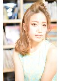 【K-two心斎橋】柔らかルーズミディ～編込みポンパアレンジ～