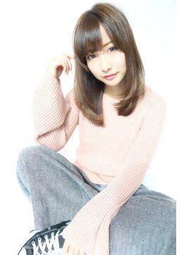 アンリー(Anree) 【Anree】ストレートでも可愛く☆ナチュラルストレート