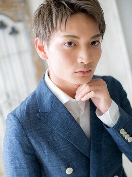 ミスターアンドミセス ファミリーカットサロンビーンズ 草加店(Mr&Mrs Beans) [ビーンズ草加]外国人風カラーで格上げサイドパートショート