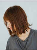 簡単スタイリング♪うるツヤ愛されブラウン☆外ハネ