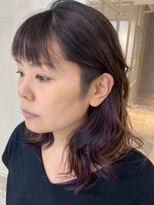 シェルビー 新宿(SHELBe)&nbsp;デザインカラー×ラベンダーアッシュ[新宿/ヘッドスパ/白髪染め]