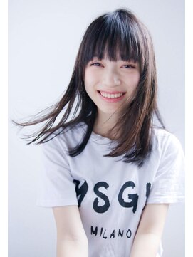 ロロ(ro-ro) 【恵比寿】ナチュラルストレート×暗髪アッシュ