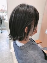 リムヘアーズボウグループ(Rim hairs BEAU group) 切りっぱなしボブ×インナーレーミング【お客様スナップ】