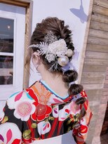 ゴコチ(5cochi)&nbsp;【天女目】卒業式 玉ねぎヘア 編み下ろし