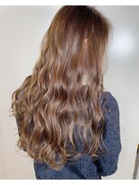 フロート 小阪店(float)&nbsp;ショコラブラウン_マロンベージュ Aラインボブ かきあげ