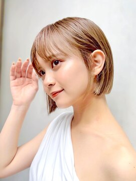 アフロートリノ(AFLOAT Leino) 【修】20代30代40代◎透明感カラー×ボブ