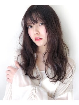 メッカ 伊勢崎(Mecca) アッシュブラックの大人可愛い暗髪style