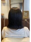 就活ヘアにチェンジ◎暗髪カラー