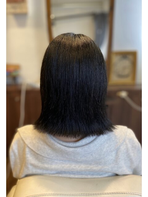 就活ヘアにチェンジ◎暗髪カラー