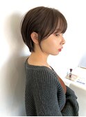 丸みショート/前髪/顔周りカット/透明感/20代30代40代50代
