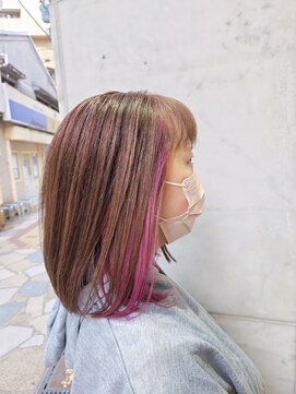 サンクスヘアー(Thanks hair) Thanks hair ×インナーカラー