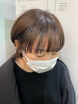 リミエ(RIMIE)&nbsp;#前髪インナーカラー#ローライト#ベージュ