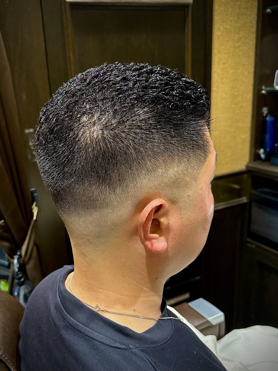 オールバックパンチパーマスキンフェード/濡れパン/大宮/埼玉