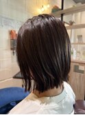 ぱつっとボブ