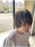 マッシュショートパーマボブパーマ20代30代前髪あり
