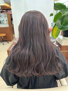ヘアーアンドエステ ハラダ 滝ノ水店(Hair&Esthe Harada) ロングウェーブ/ショコラブラウン