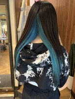 アヴァンス 天王寺店(AVANCE.)&nbsp;ターコイズブルーインナーカラー