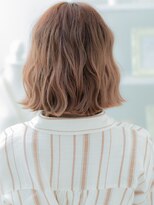 モッズヘア 越谷(mod's hair)&nbsp;ピンクベージュくせ毛風外ハネボブディTb10越谷20代30代40代