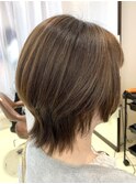 大人女性おすすめ レイヤー ウルフ ショートカット