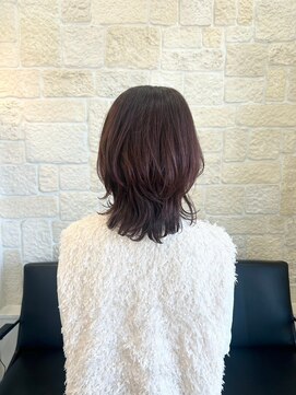 ヴァン カウンシル 川口店(VAN COUNCIL) 上品で個性的なウルフレイヤーボブ 髪質改善ケアカラー#2