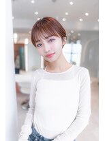 ドットハリス(.Hallis)&nbsp;大人可愛い丸みショート/2wayバング/アッシュベージュ