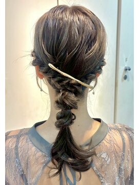 スタイル 横浜(STYLE) 結婚式お呼ばれ編みおろし／ヘアセット/ふわふわ/アレンジ