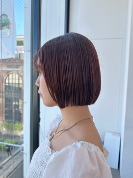 ロンド ボーイ 表参道(Lond BOY) ミニウルフレイヤーカット顔周り前髪韓国ショートボブ