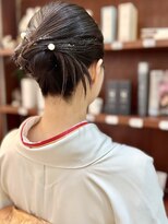 ヴィサージュファイン(VISAGE fine) 訪問着着付け×カチモリタイトシニヨン