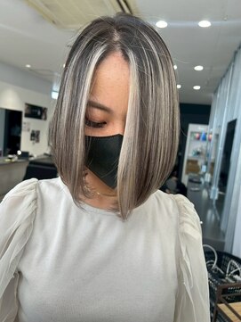 キング 高槻(K!ng) 縮毛矯正髪質改善ハイライトレイヤーカット枚方美容室エクステ