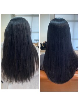 スープル オザキヤマ(SOUPLE.ozakiyama) 【髪質改善x縮毛矯正】SILKストレート