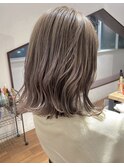 スタイリング簡単スタイル×ミルクティーグレージュ★中村大輔