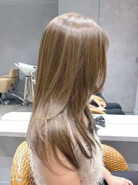 ティエラ 原宿 表参道(Tierra) 【Tierra美侑】20代30代40代okハイライト×ミルクティベージュ